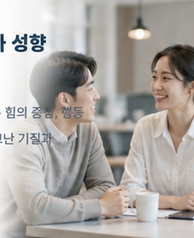 성향검사 B형 사회화 성향 상담 장면