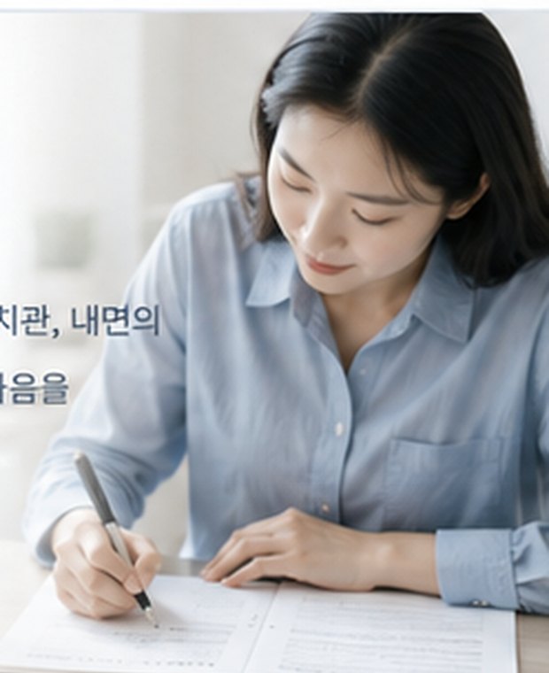 문장완성검사 작성 장면
